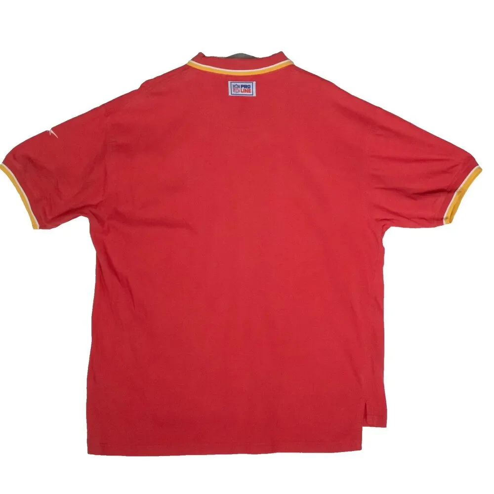 Vintage 90's Kansas City Chiefs Apex One Pro Line Polo Size XL